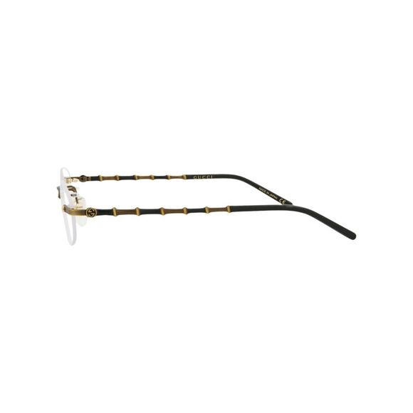 Gucci Round-Frame Metal Optical Frames Gold Womens - Picture 3 of 5
